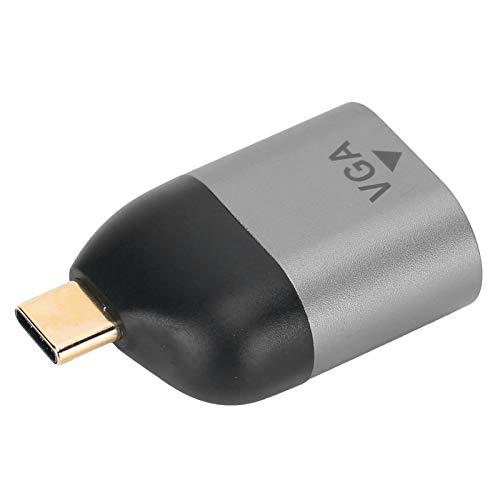 POENVFPO Video Converter Type-C Male a VGA para /, Mini Administrador de Mini de Rendimiento para 1080p a 60 Hz, Enchufe y Lectura Portátil para Casi Computadoras