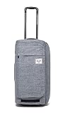 Herschel Wheelie Outfitter Luggage Raven Crosshatch