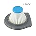 DTWLOPOP Vacuum Filter Replacement ，Compatble for Dustbuster, Washable, Compatble for HLVCF，10 Vacuum Cleaner Accessories Cleaning Tool(1 Pack)