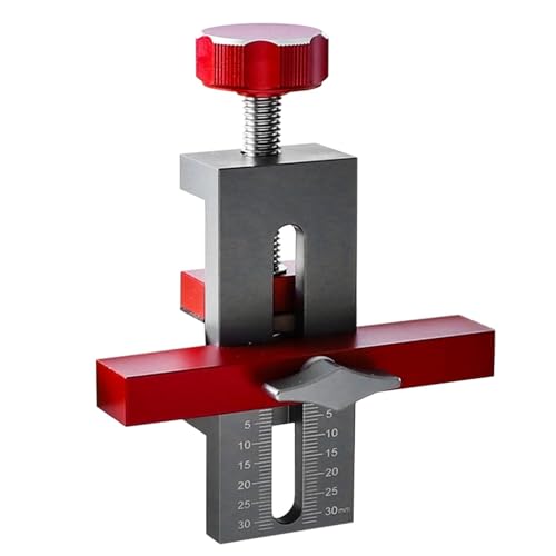 Adjustable Cabinet Door Installation Positioner, Cabinet Door Installation Aids, Aluminum Alloy Cabinet Hardware Jig, Portable Door Installation Positioner for Most Cabinet Doors