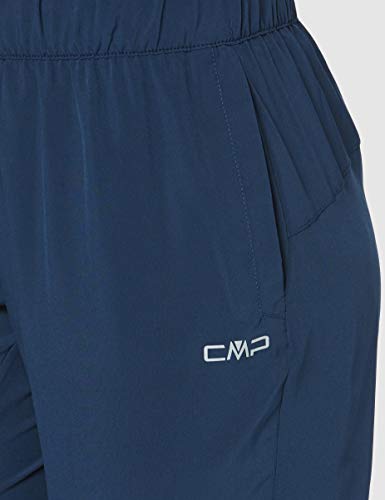 CMP Women's Pantalone Capri Stretch Con Tecnologia Dry Function Trousers, Blue, D44 - Image 3