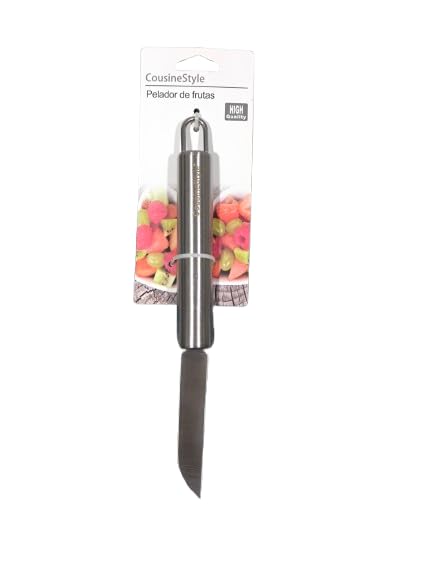 Pelador para Frutas y Verduras de Acero Inoxidable – 19,5 cm – Pelador Manual