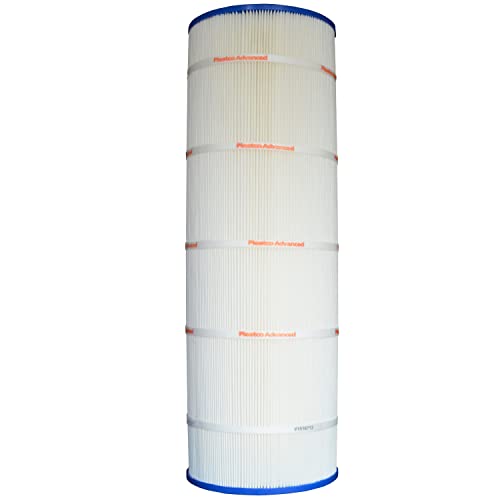 Pleatco PSR100-EC Pool Filter Cartridge Replacement for Unicel: UHD-SR100, Filbur: FC-2550, OEM Part Numbers: WC108-58S2X, White