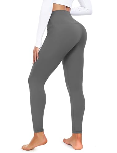 Image of CTHH High Waist Yoga Pants with Pockets for Women Tummy Control Yoga Leggings 4 Way Stretch Workout Pants