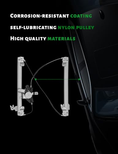 Image of Power Window Regulator with Motor Compatible with Nissan Pathfinder 2013-2021,Front Passenger Side,Replace # 751-981,80720-3KA0A