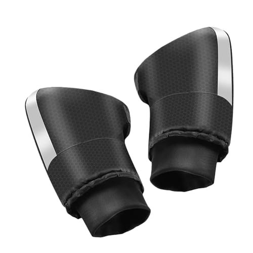 WFYBMB Guantes Moto para CB400X CB500X CB500F, Guantes para Manillar de Motocicleta, Felpa Engrosada Térmicos, Cortaviento e Impermeables, Manoplas Moto,L Style