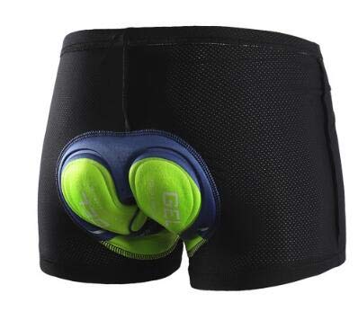 Culotte Ciclismo Hombre,Culote Ciclista Hombre Ciclismo Ropa interior Hombres Actualización acolchada Ciclismo Pantalones cortos Mujeres a prueba de golpes MTB Pantalones cortos de bicicleta Pantalone