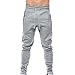 FASLOLSDP Pantalon de sport pour homme - Coupe droite - En softshell - Avec cordon de serrage - Poches latérales confortables - Pour la chasse, la randonnée, le camping, gris, XL