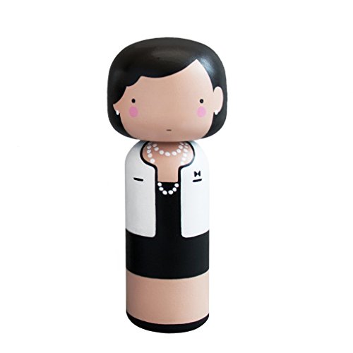 Lucie Kaas Sketch Inc. Holzfigur Coco 14,5cm, aus Schima Holz gefertigt, handbemalt, SI01CO