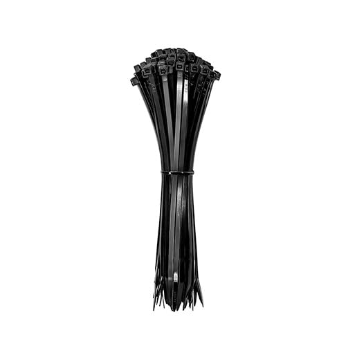 Plant Ties, 500PCS Self-Locked Nylon Cable Ties Black Plastic Wire Zip Twist Lock