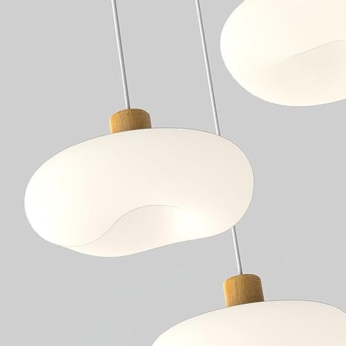 Lámpara colgante lineal de 3 luces nórdica de techo para comedor 6