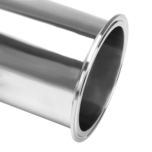Image of DERNORD Reducing Clamp Tee 3 Way Stainless Steel 304 Sanitary Fitting (Pipe OD: 4 inch x 4 inch x 1.5 inch)
