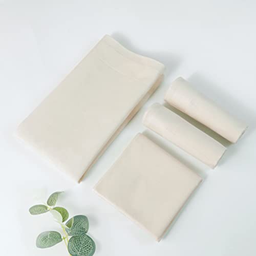 Image of HOULIFE Men's Cotton Handkerchiefs, Solid Color 60S Soft Cotton Hankies for Men Women 6 /12PCS 15.7 inchx15.7 inch