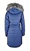 Columbia Women's Flurry Run Down Long Omni Heat Jacket Coat Hooded Parka Blue (S)