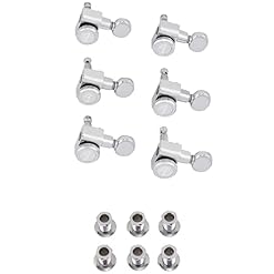 Fender 099-0818-500 Mécaniques de verrouillage Stratocaster et Telecaster, boutons vintage chromés - Les Beatles, Paul McCartney, John Lennon, RIngo Starr, George Harrison Fender 099-0818-500 Mécaniques de verrouillage Stratocaster et Telecaster, boutons vintage chromés – Image 3