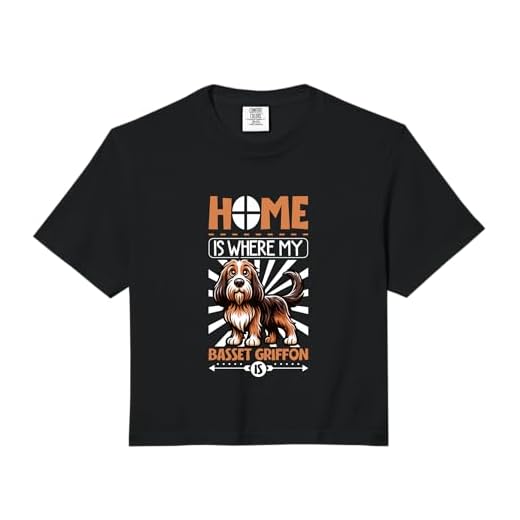 Home is with My Grand Basset Griffon Vendéen Comfort Colors Crop Top