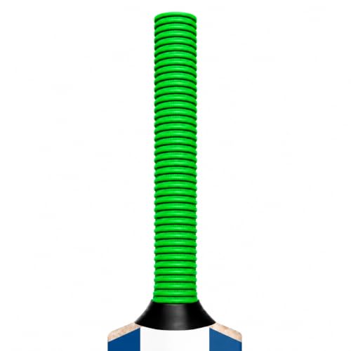 Image of Professional Cricket Bat Handle Semi Coil Grips with Better Shock Absorption | Cricket Accessories Bat Handle Grips, Pack of 1 (Green)