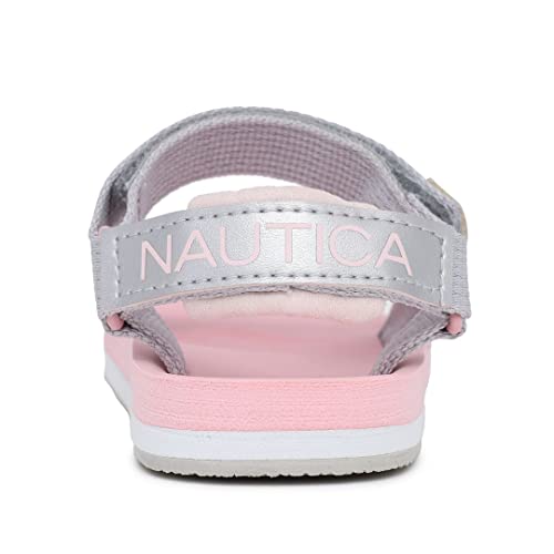 Image of Nautica Toddler Boys Sport Sandals - Lightweight Athletic Open-Toe Summer Shoes with Dual Adjustable Hook and Loop Straps for Outdoor Play, Beach, and Water