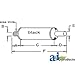 A&I - Muffler (W/ KOHLER 10 OR 12 HP 1 CYLINDER ENGINE). PART NO: A-521017M91