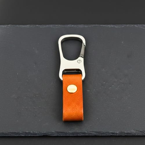 Image of THE MEN THING - Stylish Multicolor Stainless Steel Keychain for Men & Boys (ROGUE CLIP BROWN)