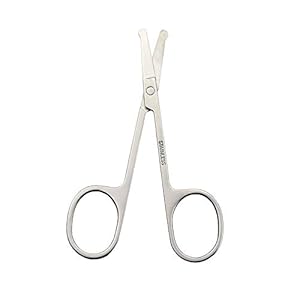 3.5-Inch Stainless Steel Dog Pet Round-Tip Home Grooming Scissors for Nose Hair,Ear Hair,Face Hair,Paw Hair