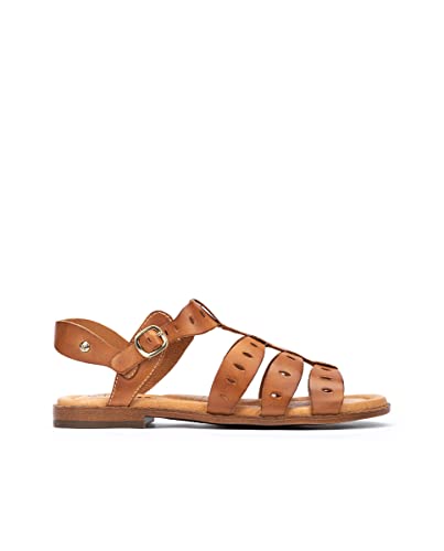 Sandales Plates Femme Pikolinos ALGAR en cuir artisanal haut de gamme