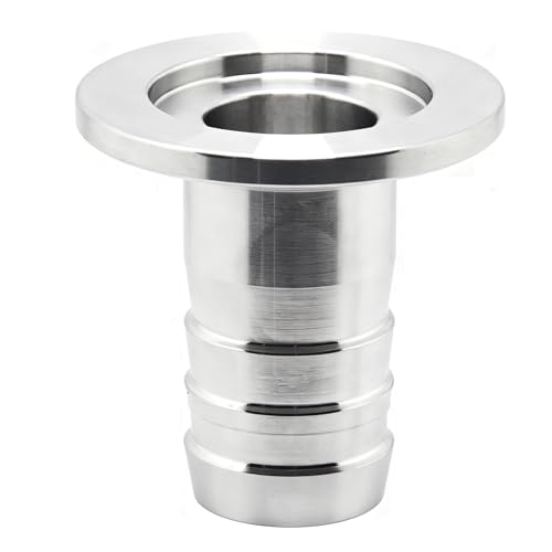 Image of QiiMii KF25 Flange to 20 mm Rubber Hose Barb Adapter Fitting for Vacuum