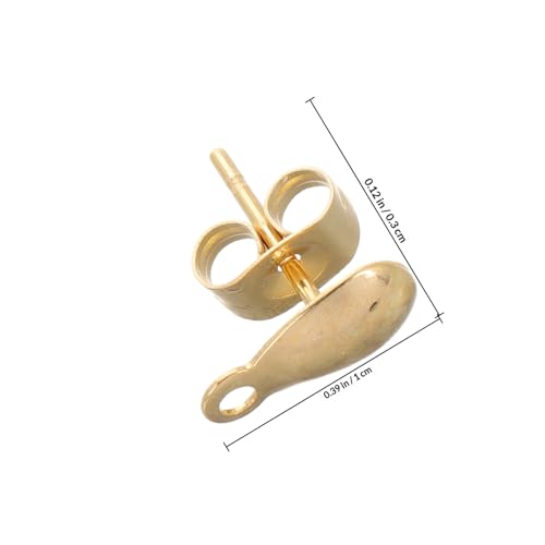 Boucles d'oreilles acier inoxydable doré légères pour sublimer vos tenues