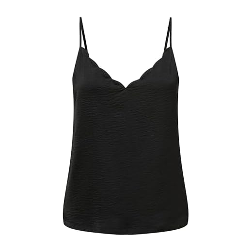 ONLY Damen ONLDEBBIE Singlet NOOS WVN Top, Schwarz (Black Black), (Herstellergröße:40.0)