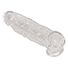 Realistic Soft Silicone Penis Extender, Penis Enhancer, Cock Penis Sheath, Penis Enlargement Sleeve Condom Sexual Delay Ejaculation Toy for Men-Transparent