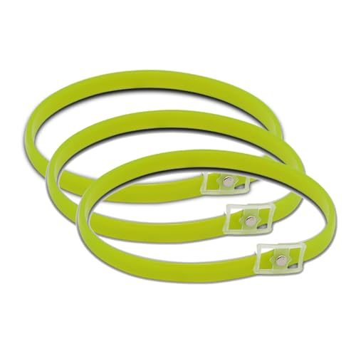 JUANIO Juego de 3 Collares Antiparasitario Antipulgas Antigarrapatas para Perros, Collar Ajustable Impermeable con 4 Meses de Protección Natural, Talla S - 33 cm