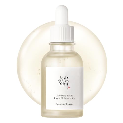 Beauty of Joseon Glow Deep Serum Rice Alpha-Arbutin Moisturizing Uneven Skin Tone Daily Korean Skin Care for Men and Women, 60ml, 2 Fl.Oz