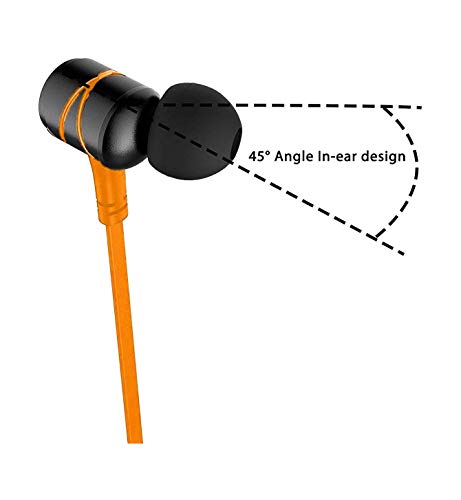 Image of Ant Audio W56 Wired in Ear Earphone with Mic (Orange)
