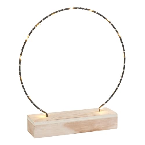 VBS Dekoring Lichterglanz mit Dekosockel, 3-teilig, Advent,...