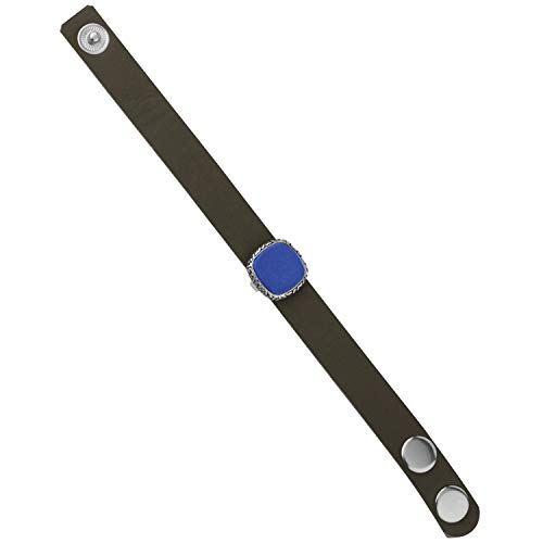 Dare Milestone Leather Bracelet with Sapphire Accent