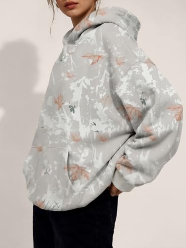 Image of Trendy Queen Women Oversized Hoodies Fall Outfits | Gentle Skin Feel, Aesthetic Drop Shoulder, Large Kangaroo Pocket, Seamless Daily Outfit Match