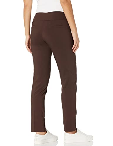 Zac & Rachel Women's Millennium Fabric Pull-On Slim Leg Pant4