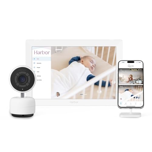 Harbor Smart Baby Monitor with 10” Tablet - The Most Reliable Way to Monitor Your Baby with or Without Internet - Private & Secure - Travel Friendly - Supports 2+ Cameras - Lifetime Membership