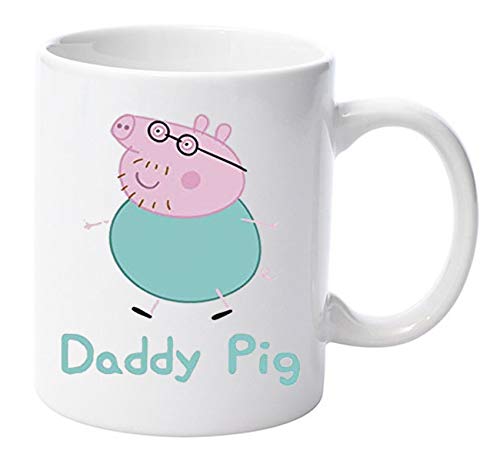Daddy Pig 11oz Ceramic Mug Gift Xmas Birthday Christmas Fathers Day