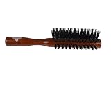 Kent Kleine Halbrundbürste aus Dantaholz mit schwarzen Borsten für Damen