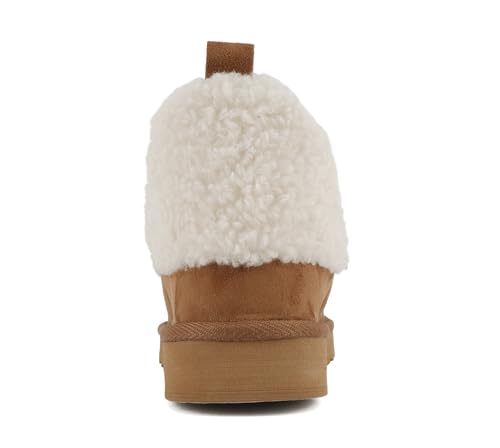 Soda “Kolton” ~ Women Round Toe Lug Sole Sherpa-lined Ankle Bootie3