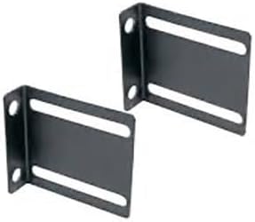 PB-5A Slim AXS Series Power Strip Bracket Rack Front/Back Mount, 2.2" Deep, Black
