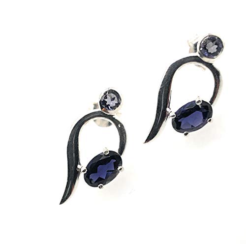 Natural Iolite 925 Solid Sterling Silver...