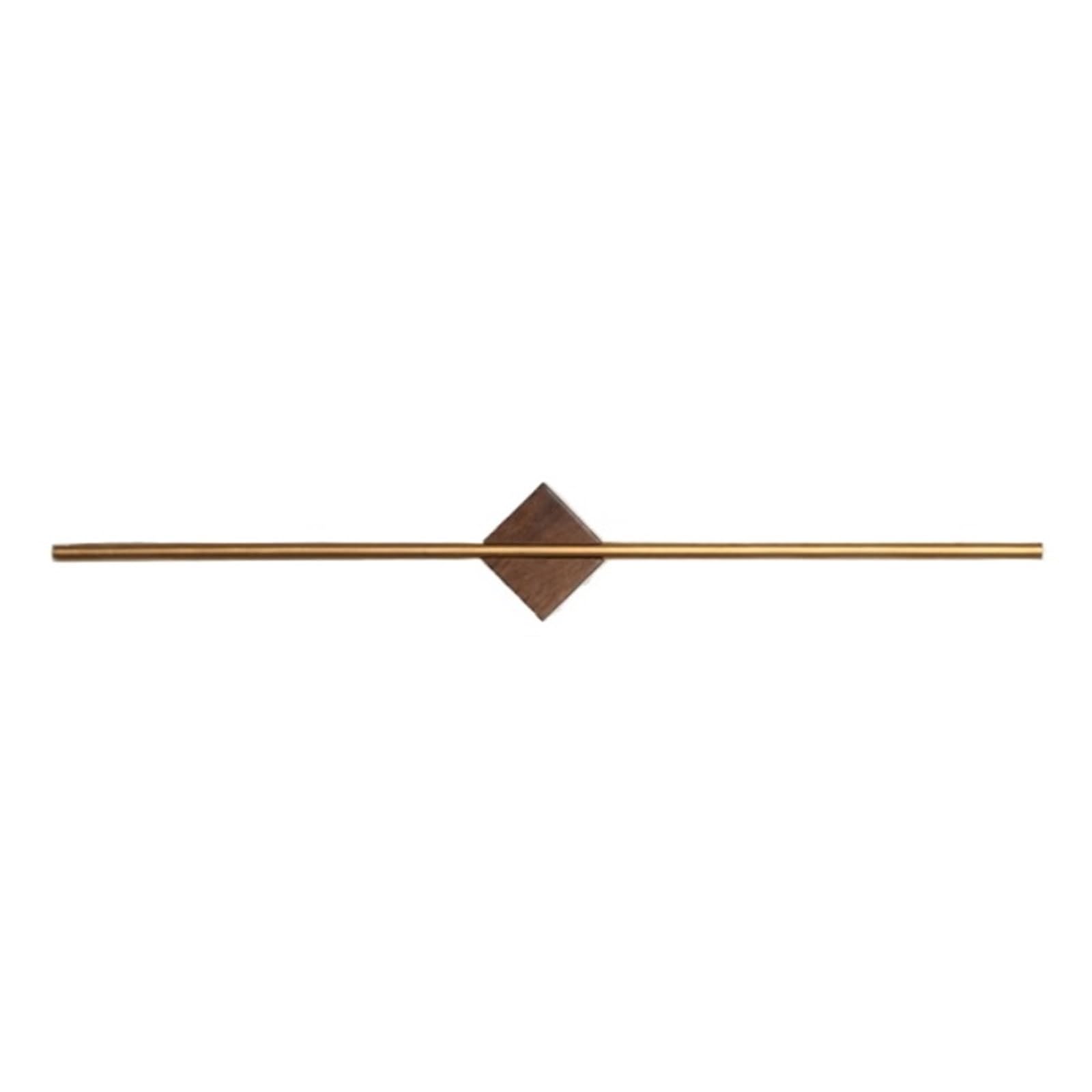 40-58cm Towel Rack Hanger Bath Holder Wall Hanging Bars Acrylic Bathroom Shelf Kitchen Storage Easy Maintenance(Brushed gold 40cm)