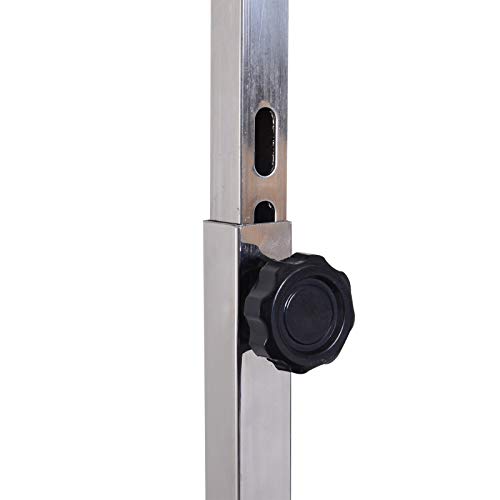 PawHut Trimmtisch für Hunde Hundepflegetisch klappbar, Haustierpflegetisch mit höhenverstellbarem Galgen, Schlingen, rutschfest Oberfläche, Schertisch bis 150 kg, 91,5 x 61,5 x 76 cm, Schwarz