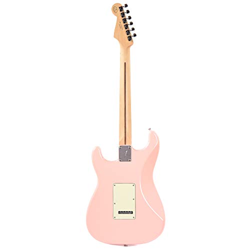 Fender Player Stratocaster PF Coque rose avec pickguard 3 plis menthe - Les Beatles, Paul McCartney, John Lennon, RIngo Starr, George Harrison Fender Player Stratocaster PF Coque rose avec pickguard 3 plis menthe – Image 6