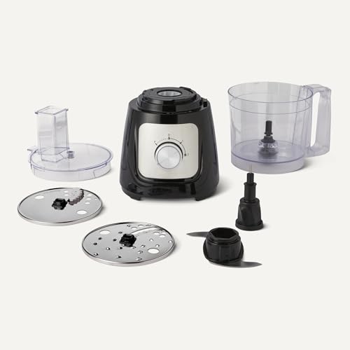 Amazon Basics Food Processor and Vegetable Chopper with 10 Cup Bowl, 2-Speed, 500 Watt Motor, Pulse Function, Dishwasher Safe Parts, Black by Amazon Basics - Image 3