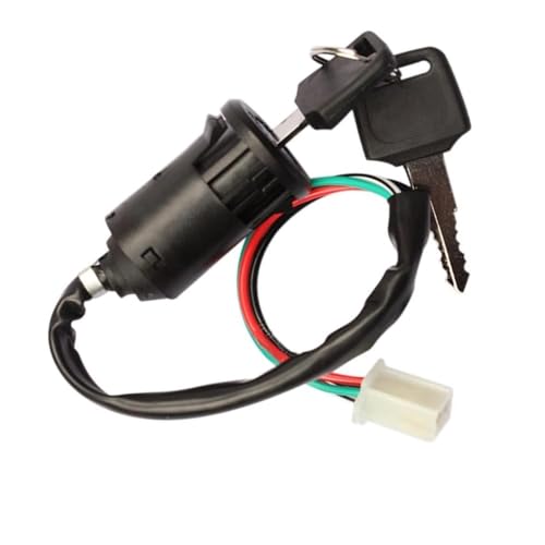 Clé de commutateur d'allumage ATV avec fil pour moto quad 50cc à 250cc