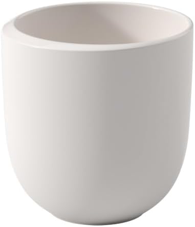 Villeroy & Boch NewMoon Mug Without Handle, Modern Cup for Tea and Coffee Premium Porcelain, White, Dishwasher Safe