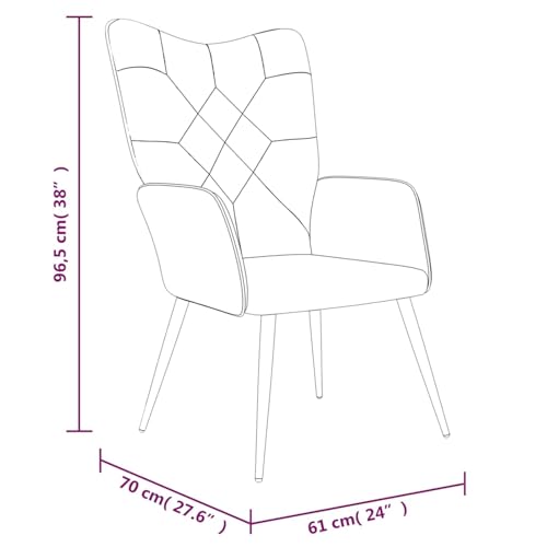 Fauteuil relax en tissu patchwork Homgoday fauteuils de salon - 8